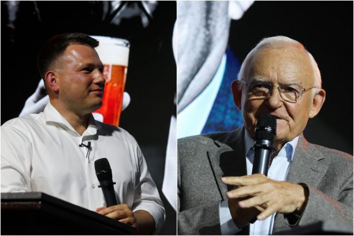 Sławomir Mentzen i Leszek Miller.