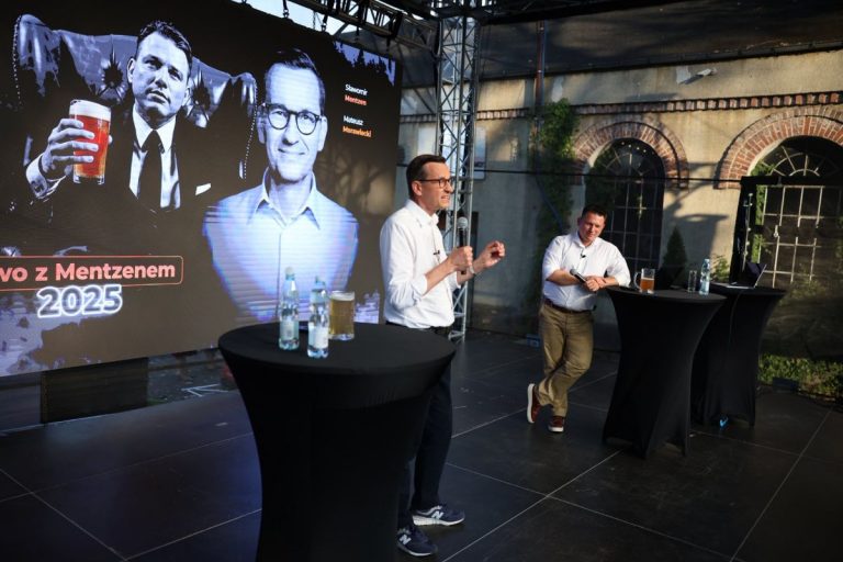 Piwo z Mentzenem. Gościem Morawiecki.