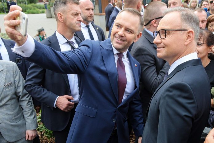 Karol Nawrocki oraz Andrzej Duda.