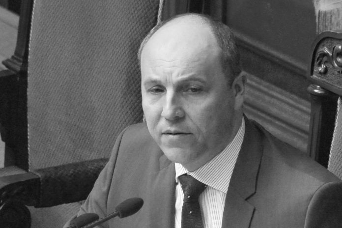 Andrij Parubij zastrzelony we Lwowie. Foto: wikimedia