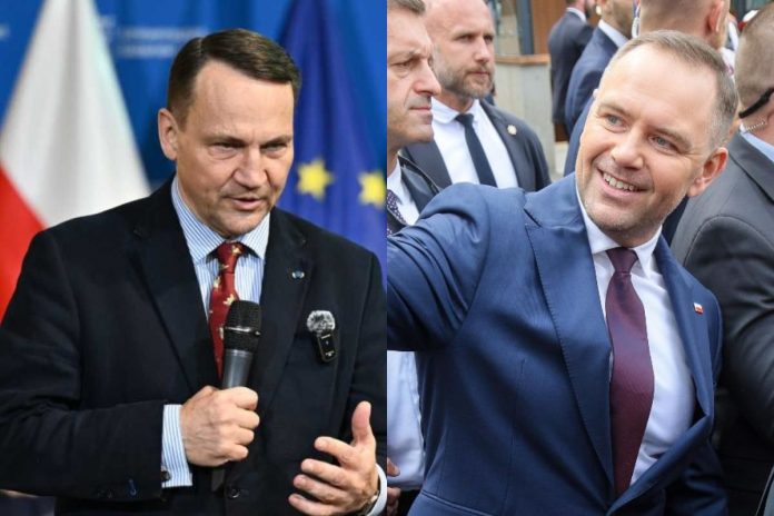 Radosław Sikorski i Karol Nawrocki