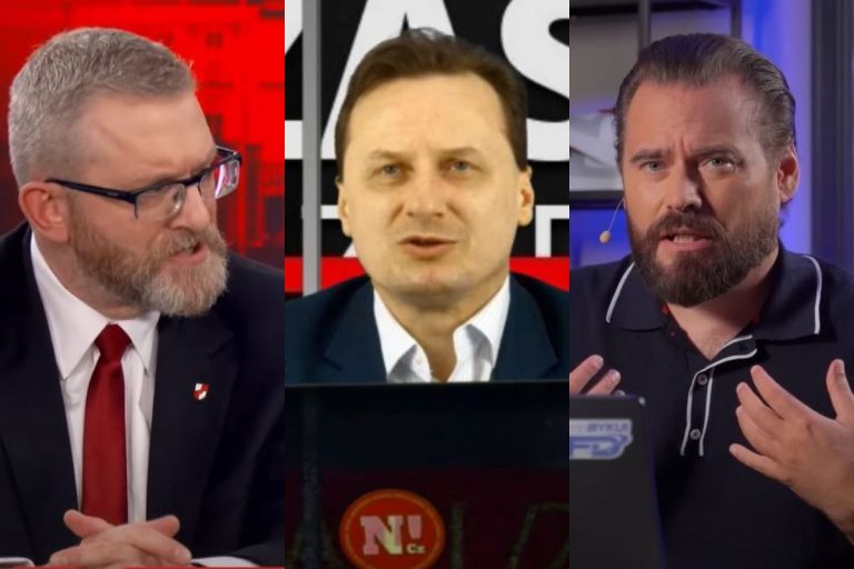 Grzegorz Braun, Tomasz Sommer oraz Krzysztof Stanowski.