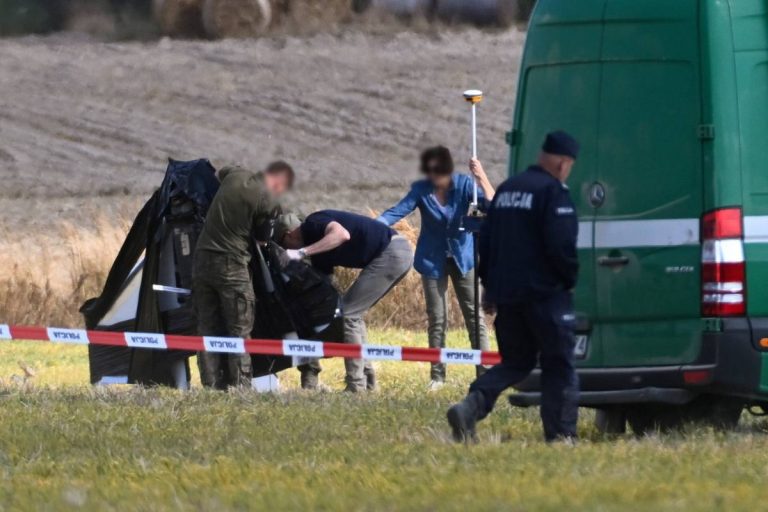 Wohyń. Miejsce upadku rosyjskiego drona