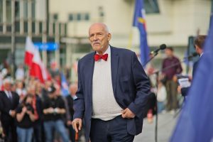 Janusz Korwin-Mikke. / Foto: PAP