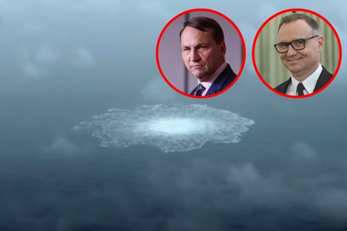 nord stream 2 eksplozja radoslaw sikorski andrzej duda