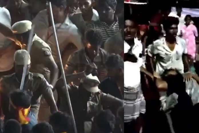 tamilnadu indie zamieszki policja