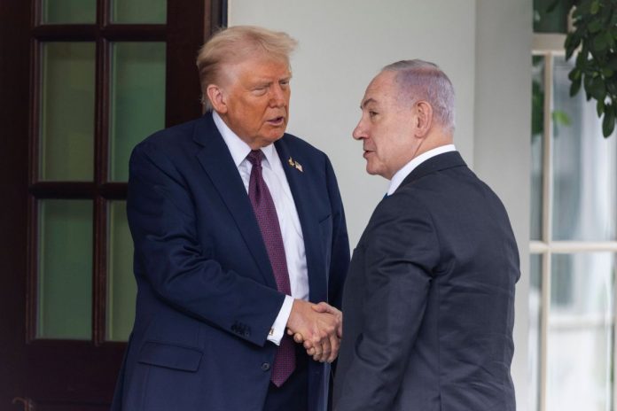 Donald Trump i Benjamin Netanjahu.