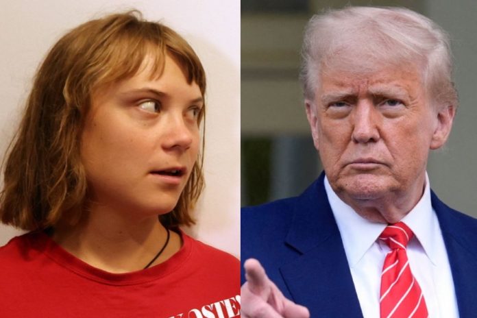NCZAS.INFO | Greta Thunberg oraz Donald Trump.