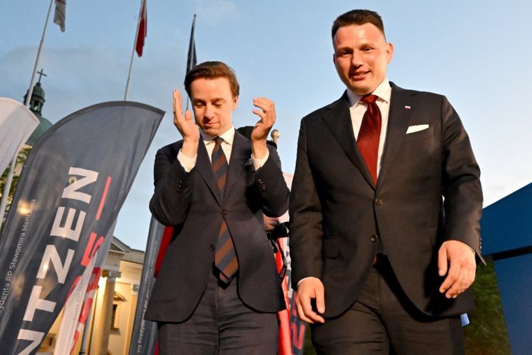 Krzysztof Bosak i Sławomir Mentzen