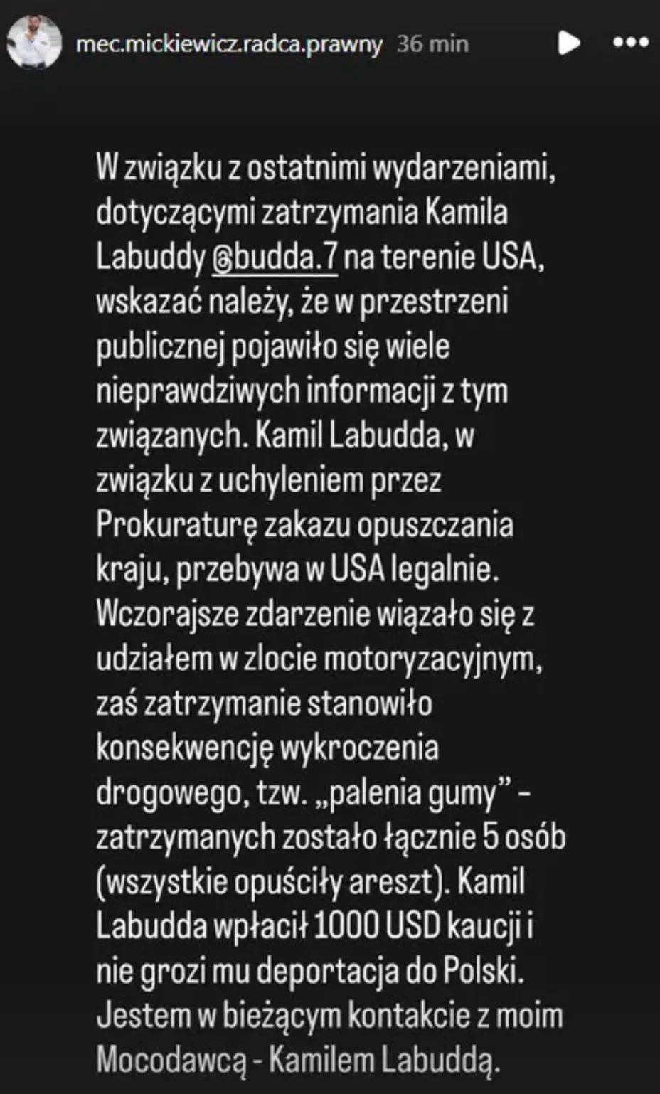 Oświadczenie ws. Buddy.