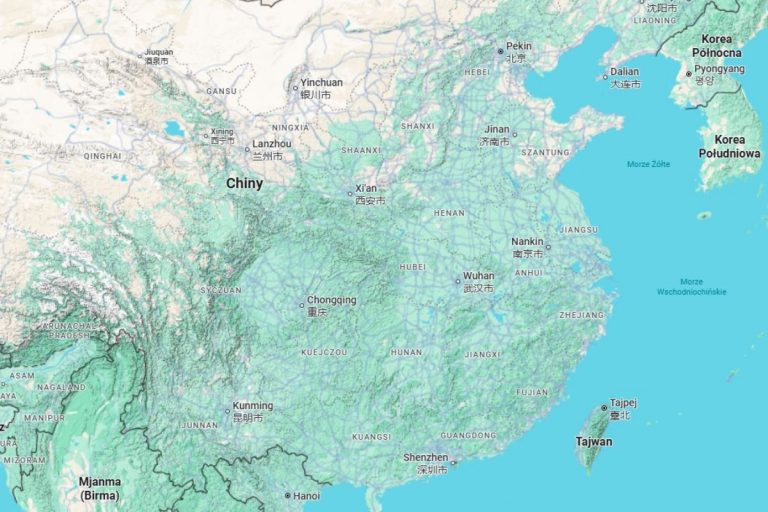 NCZAS.INFO | Chiny i Tajwan. Obrazek ilustracyjny. Źródło: google maps