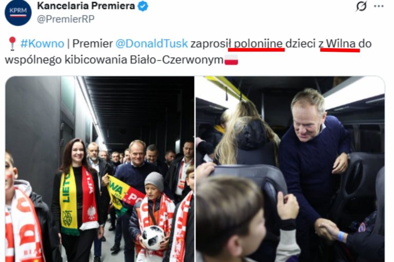 kancelaria premiera donald tusk polonijne dzieci z wilna