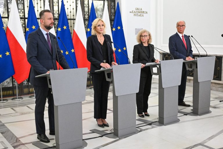 Władysław Kosiniak-Kamysz, Urszula Pasławska, Katarzyna Kotula oraz Włodzimierz Czarzasty.