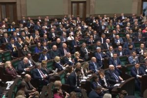 Sejm podczas głosowania