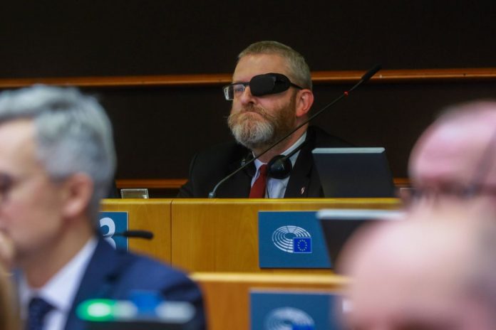 Grzegorz Braun w Parlamencie Europejskim