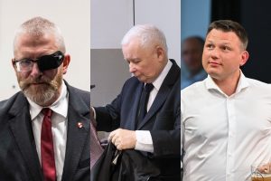 Grzegorz Braun, Jarosław Kaczyński, Sławomir Mentzen