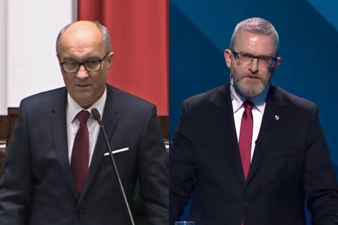 Włodzimierz Czarzasty oraz Grzegorz Braun