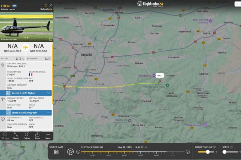 NCZAS.INFO | Pod Rzeszowem rozbił się śmigłowiec, dwie osoby zginęły. Foto: x