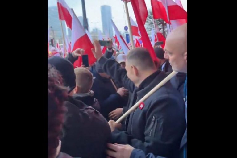 Karol Nawrocki na Marszu Niepodległości