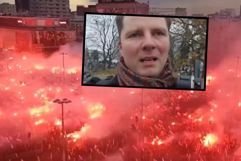 Piotr Korczarowski pobity na Marszu Niepodległości.