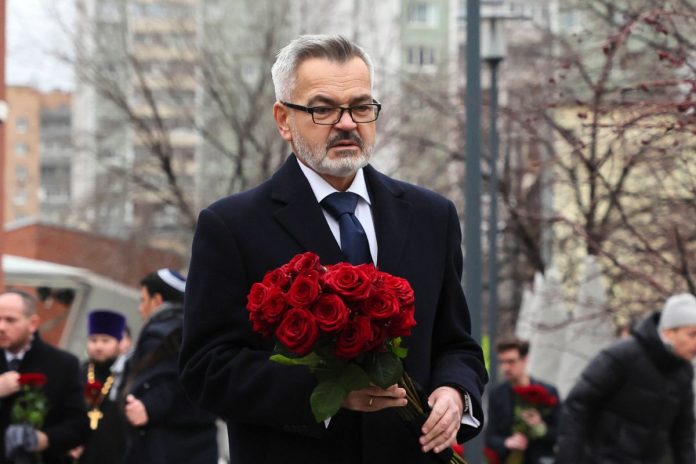 Ambasador RP w Rosji Krzysztof Krajewski.