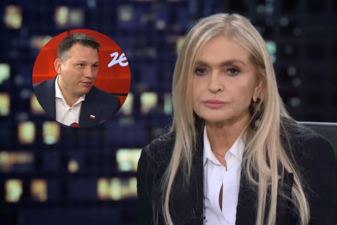 Sławomir Mentzen oraz Monika Olejnik