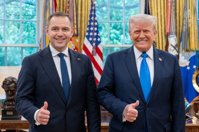 NCZAS.INFO | Prezydent Karol Nawrocki i prezydent Donald Trump w Białym Domu. Foto: X/The White House