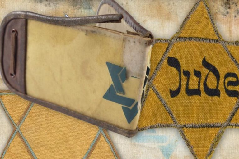 NCZAS.INFO | Opaska, którą Niemcy oznaczali Żydów podczas II wojny światowej. Foto: X/Yad Vashem