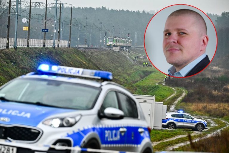 policja pociag mika dominik cwikla dywersja