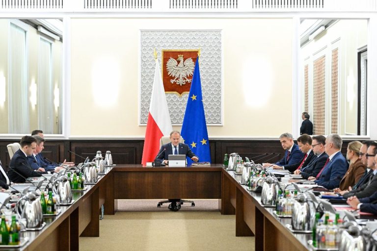 Posiedzenie rządu Donalda Tuska.