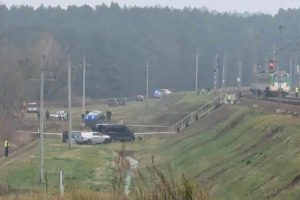 NCZAS.INFO | Służby pracują na miejscu prawdopodobnego sabotażu na kolei. Foto: X/Dyspozytura Trakcji/TVRepublika/Krzysztof Łojek