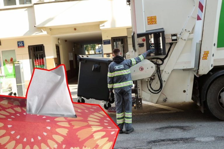 smieci smieciarka odpady chusteczka chusteczki