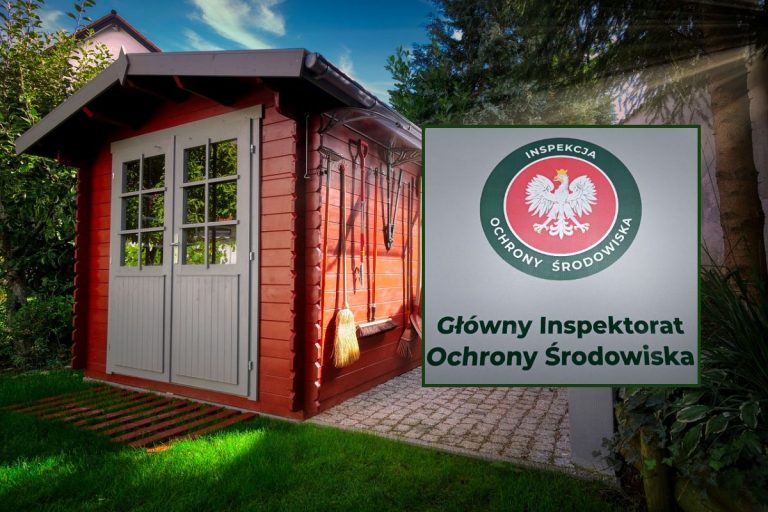 Szopa oraz logo Inspekcji Ochrony Środowiska