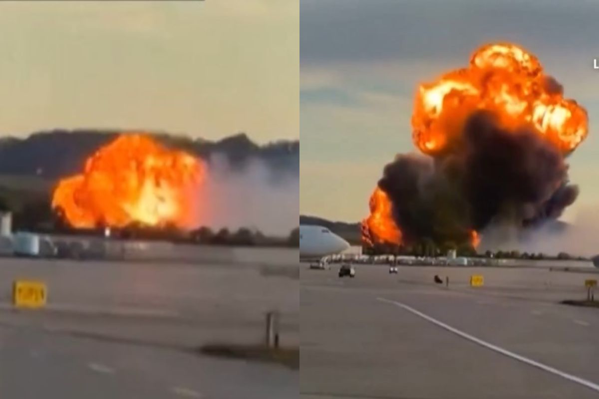 Sceny jak z horroru. Kula ognia i kłęby dymu. Nie żyje co najmniej siedem osób [VIDEO]