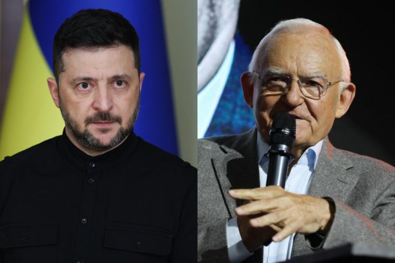 Wołodymyr Zełenski oraz Leszek Miller