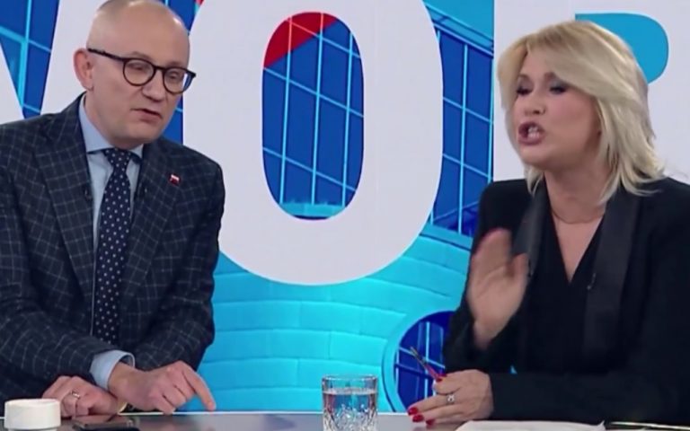 NCZAS.INFO Awantura w studiu TVP Info Fot. X/tvp.info