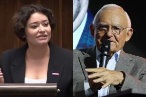 Anna Maria Żukowska oraz Leszek Miller