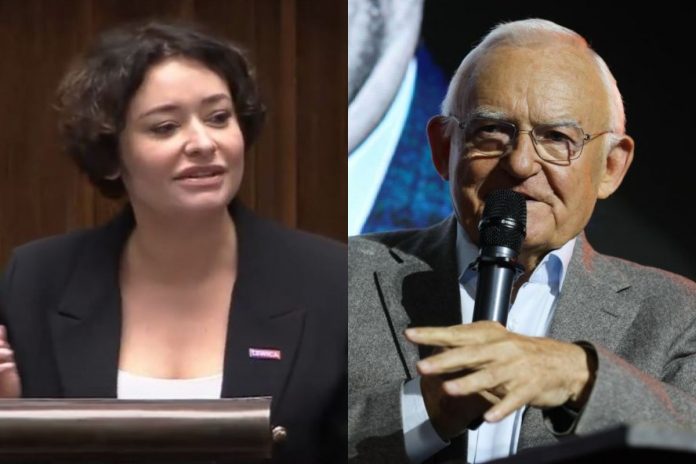 Anna Maria Żukowska oraz Leszek Miller