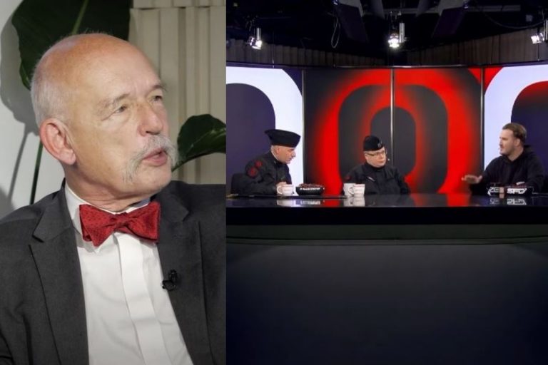 Janusz Korwin-Mikke oraz Rodacy Kamraci w Kanale Zero.