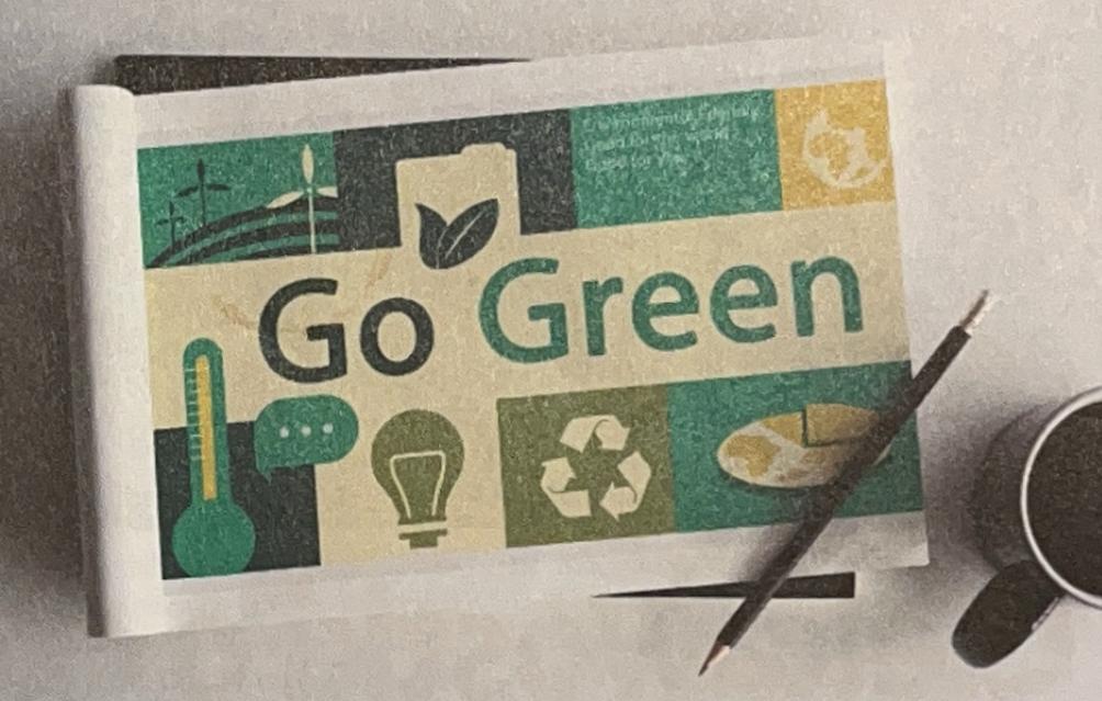 Rys. 1. Jak już wszystko będzie „zielone”, to uratujemy planetę przed spaleniem się na popiół.