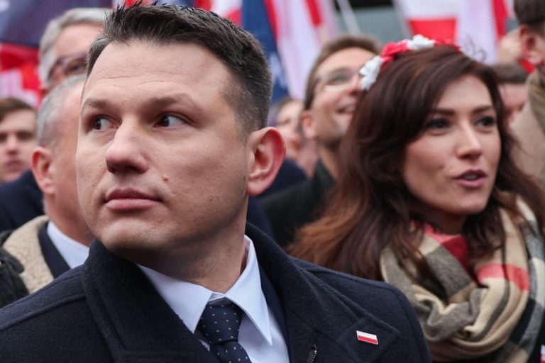 NCZAS.INFO | Sławomir Mentzen i Ewa Zajączkowska-Hernik. Foto: PAP