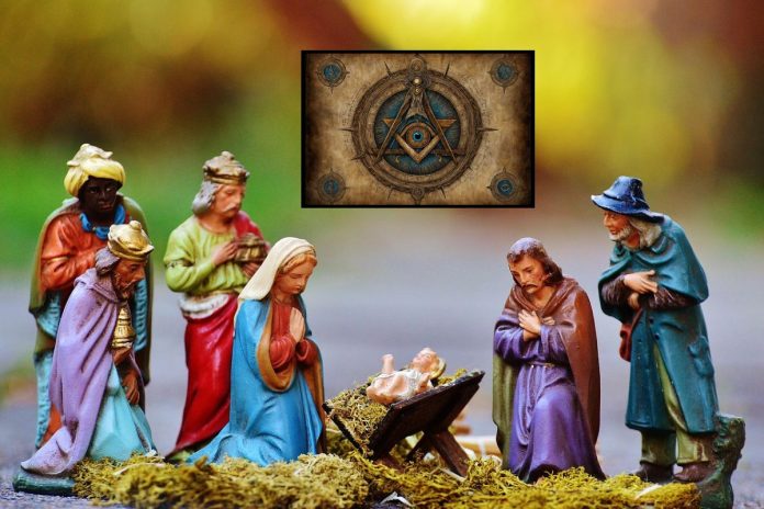 szopka bożonarodzeniowa masoni