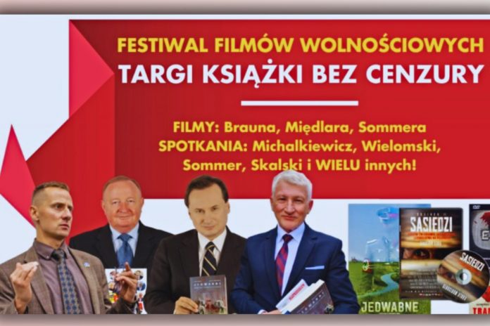 Zapraszamy na Targi Książki bez Cenzury połączone z Festiwalem Filmów Wolnościowych!
