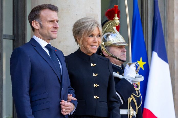 Emmanuel oraz Brigitte Macron