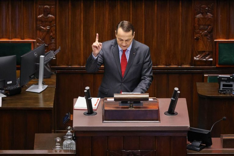 Radosław Sikorski w Sejmie