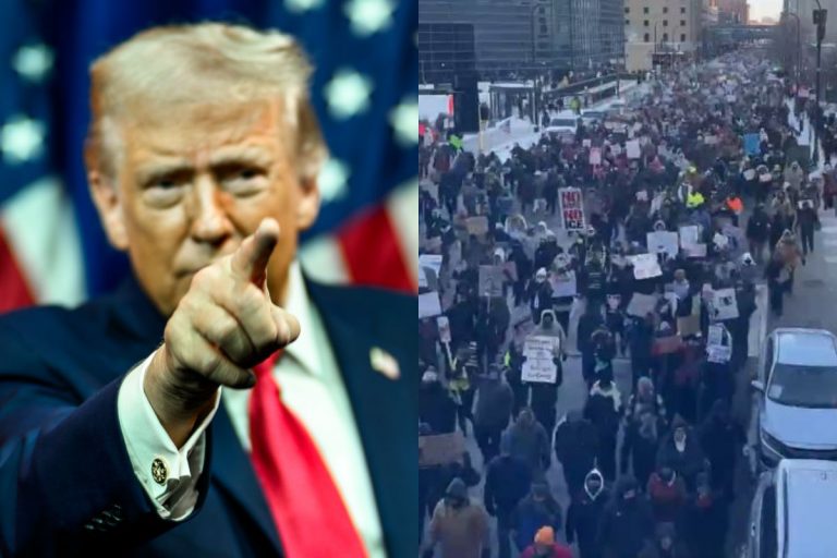 Donald Trump oraz protesty w Minneapolis.