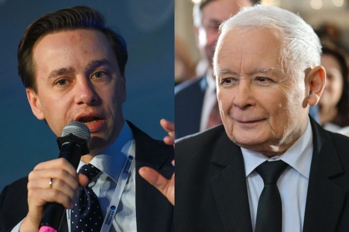 Krzysztof Bosak oraz Jarosław Kaczyński.