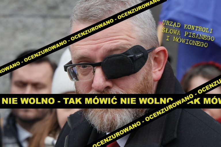 NCZAS.INFO | Grzegorz Braun ocenzurowany. Zdjęcie ilustracyjne. Foto: PAP/nczas.info