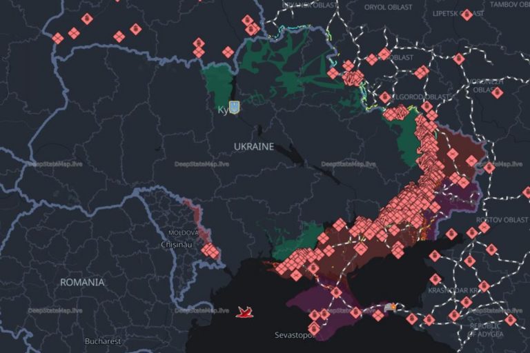 NCZAS.INFO | Wojna na Ukrainie. Mapa poglądowa na dzień 2 stycznia 2026 roku. Źródło: DeepState