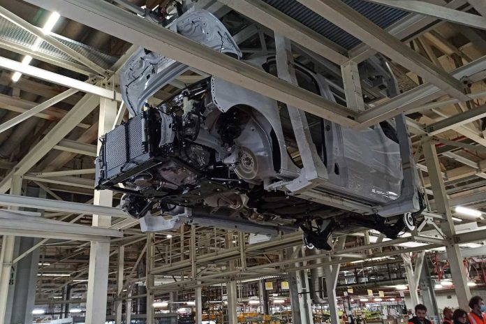 Fabryka samochodów.